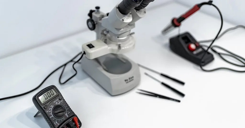 outils de démarrage essentiels pour l'électronique : découvrez notre sélection d'instruments indispensables pour débuter dans l'électronique facilement et efficacement.