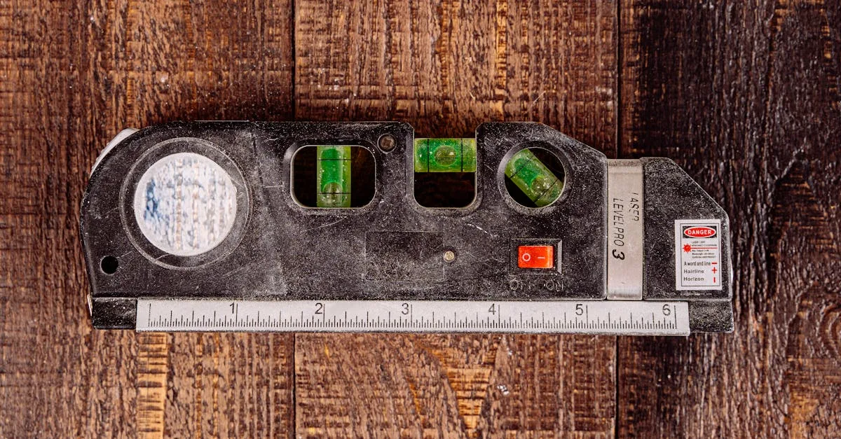niveau à bulle précis pour des mesures fiables et un alignement parfait lors de vos travaux de construction et de bricolage.